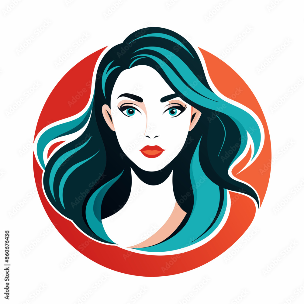 beautiful-lady-s-minimal-face-logo beautiful-lady-s-minimal-face-logo