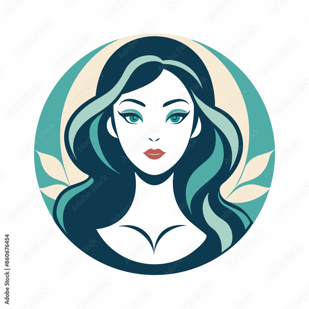beautiful-lady-s-minimal-face-logo beautiful-lady-s-minimal-face-logo