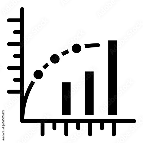 Vector Design Pareto Chart Icon Style