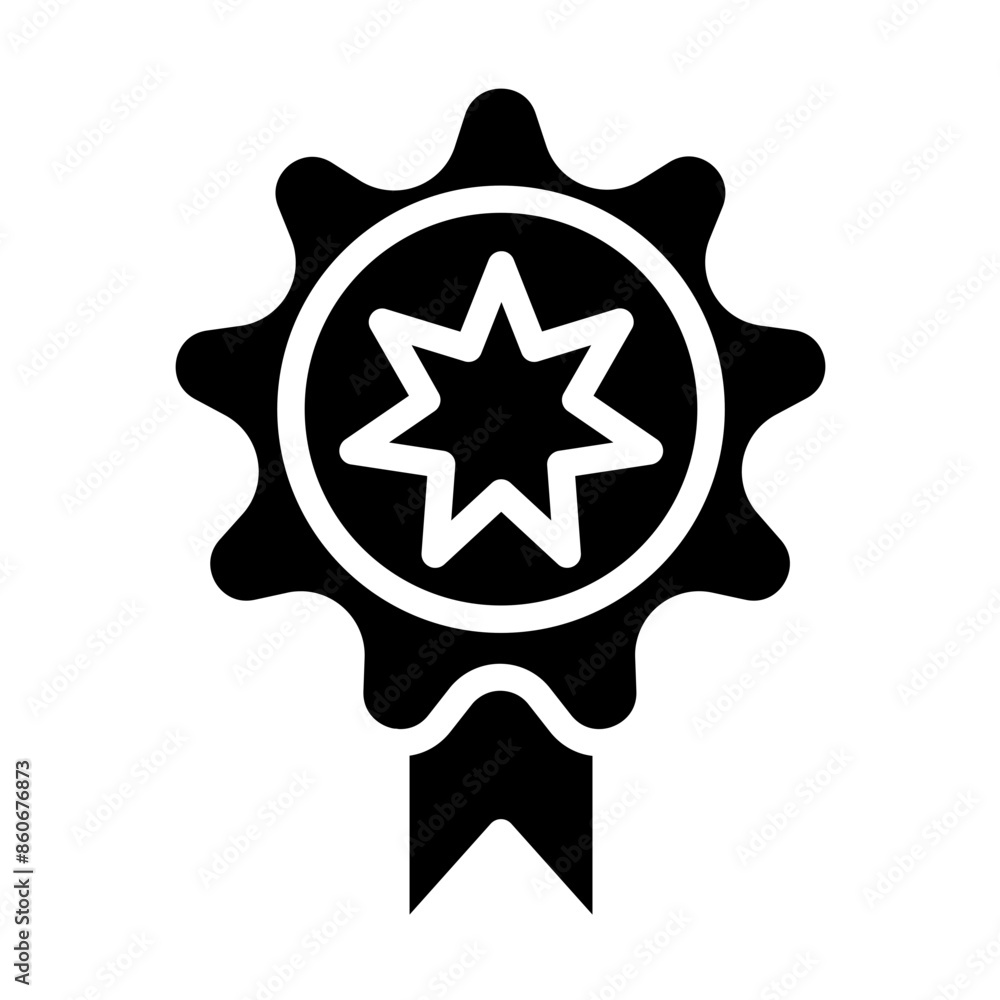 Vector Design Recognition Badge Icon Style Vector Design Recognition Badge Icon Style