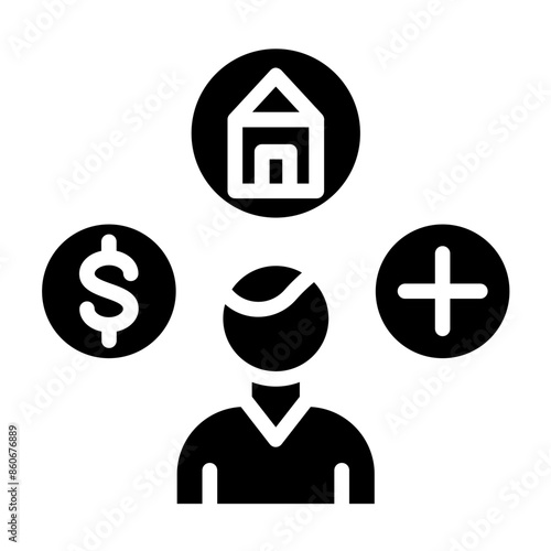 Vector Design Employee Benefits Icon Style