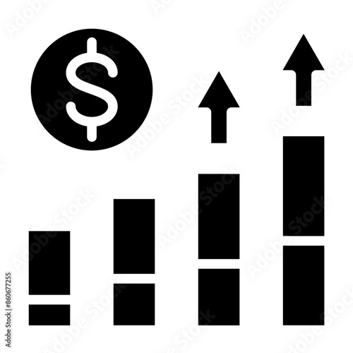Vector Design Profit Icon Style