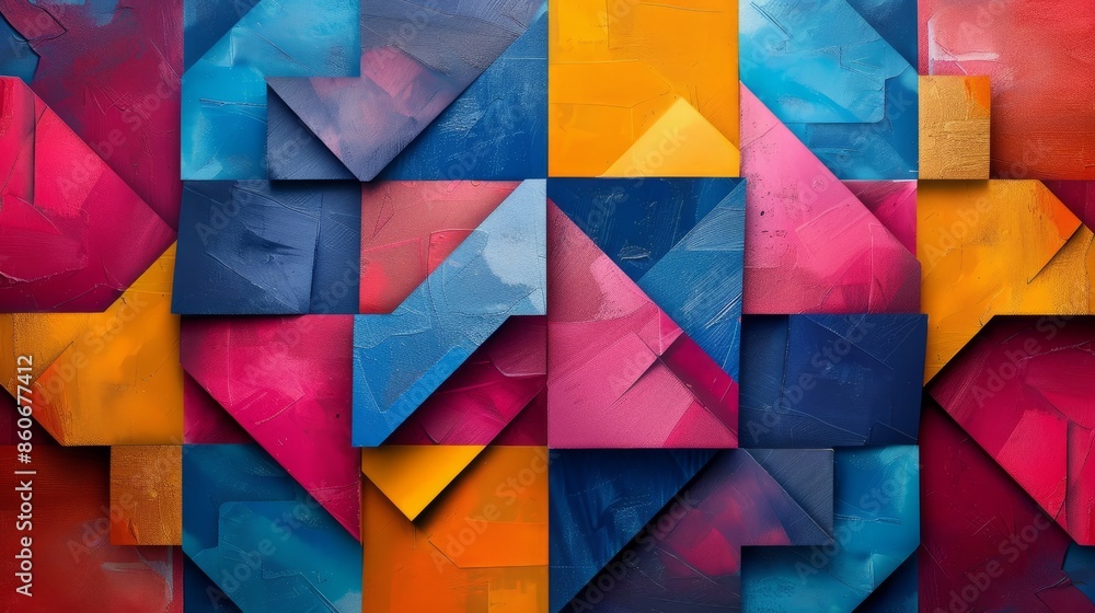 Colorful geometric pattern seamless background Colorful geometric pattern seamless background