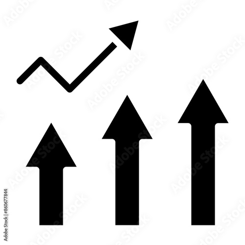 Vector Design Growth Strategy Icon Style