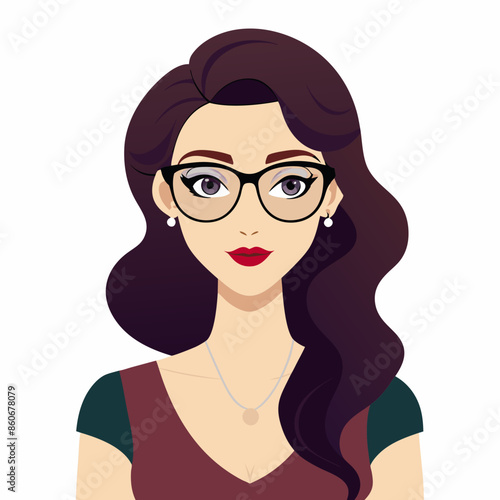 beautiful-model-girl--face-with-glasses-white-back