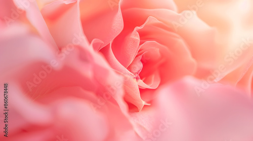 Wallpaper Mural Gently Pink rose flowers petals soft selective focus abstract wallpaper macro image wedding card valentines day sweet romantic card delicate dreamy of beauty for pretty background love : Generative AI Torontodigital.ca