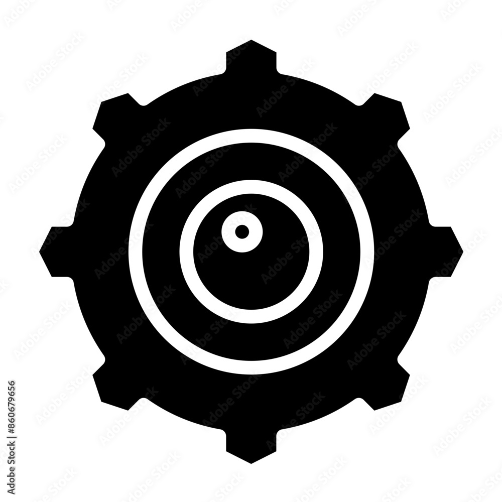Fototapeta premium Vector Design Evolutionary Lens Icon Style