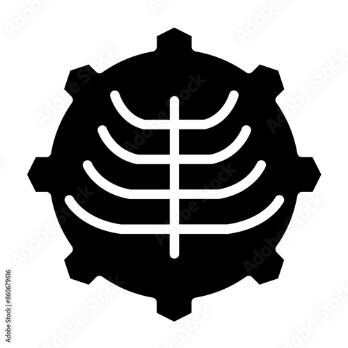 Vector Design Disruption Ray Icon Style