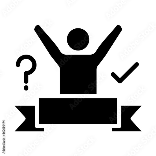 Vector Design Reliance Mark Icon Style