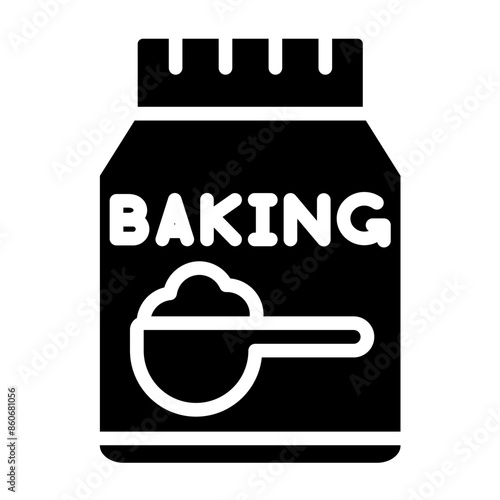 Vector Design Baking Powder Icon Style