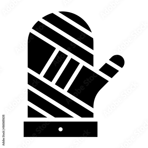 Vector Design Oven Mitt Icon Style