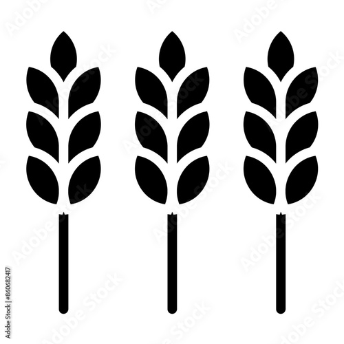 Vector Design Barley Icon Style