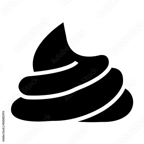 Vector Design Whipped Cream Icon Style
