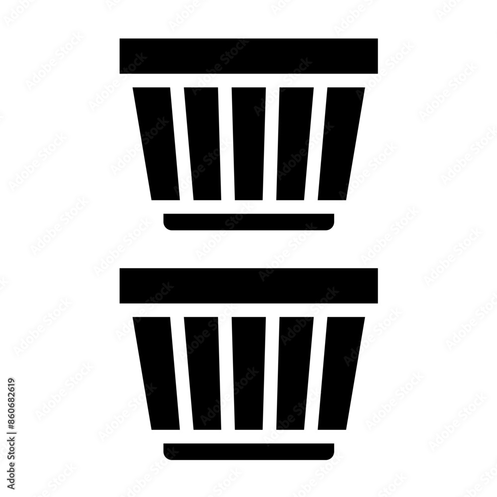 Vector Design Plastic Container Icon Style Vector Design Plastic Container Icon Style