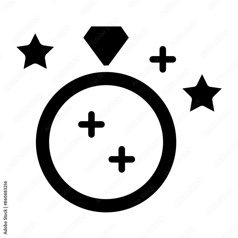 Obraz premium Vector Design Charm Icon Style
