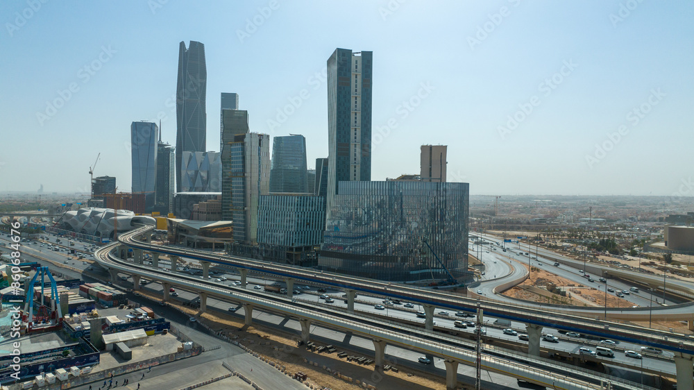 KAFD King Abdullah Financial District in Riyadh city KAFD King Abdullah Financial District in Riyadh city