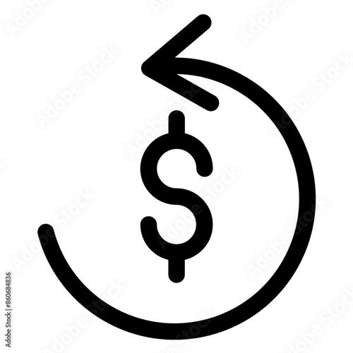Vector Design Refund Icon Style