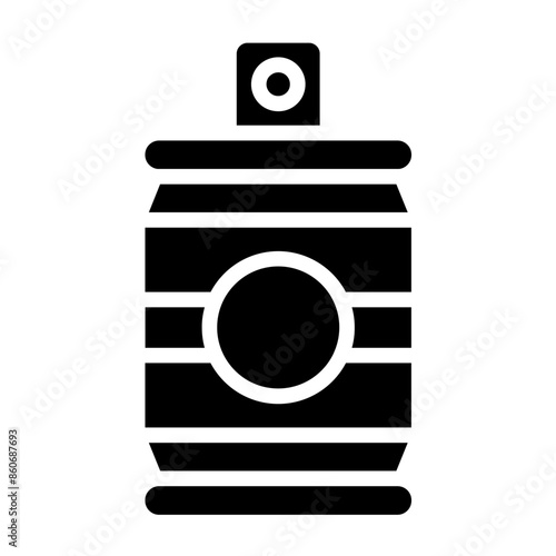Vector Design Beer Can Icon Style