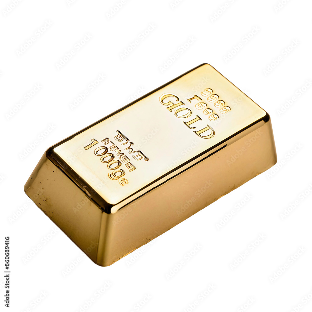 Gold Bar with Reflection transparent background PNG Gold Bar with Reflection transparent background PNG