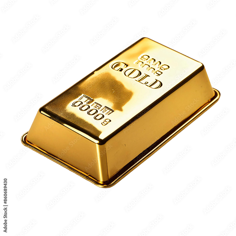 Gold Bar with Reflection transparent background PNG Gold Bar with Reflection transparent background PNG