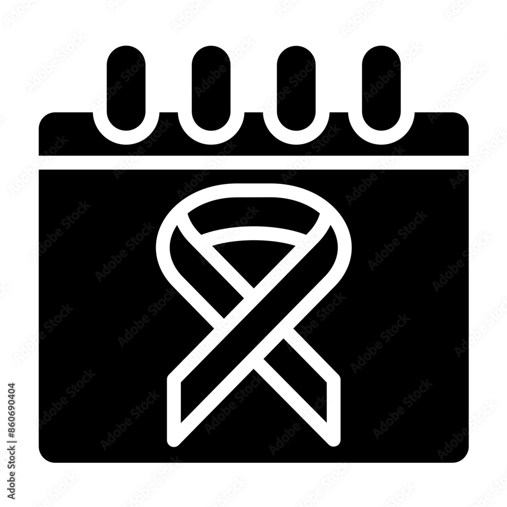 Vector Design Cancer Awareness Month Icon Style Vector Design Cancer Awareness Month Icon Style