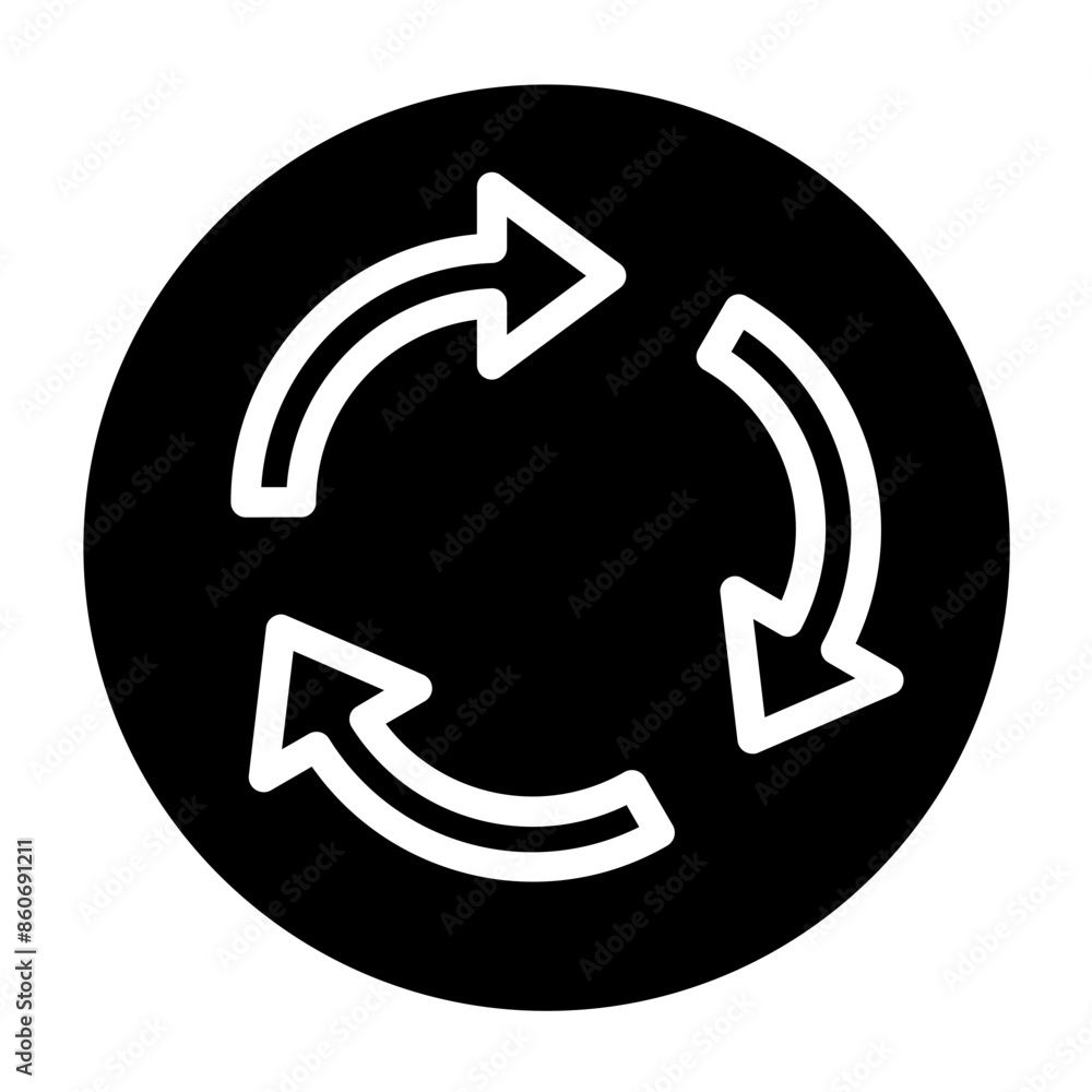 Vector Design Roundabout Icon Style Vector Design Roundabout Icon Style