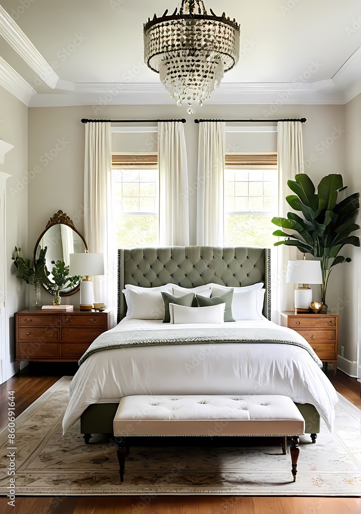 Fototapeta premium comfortable bedroom