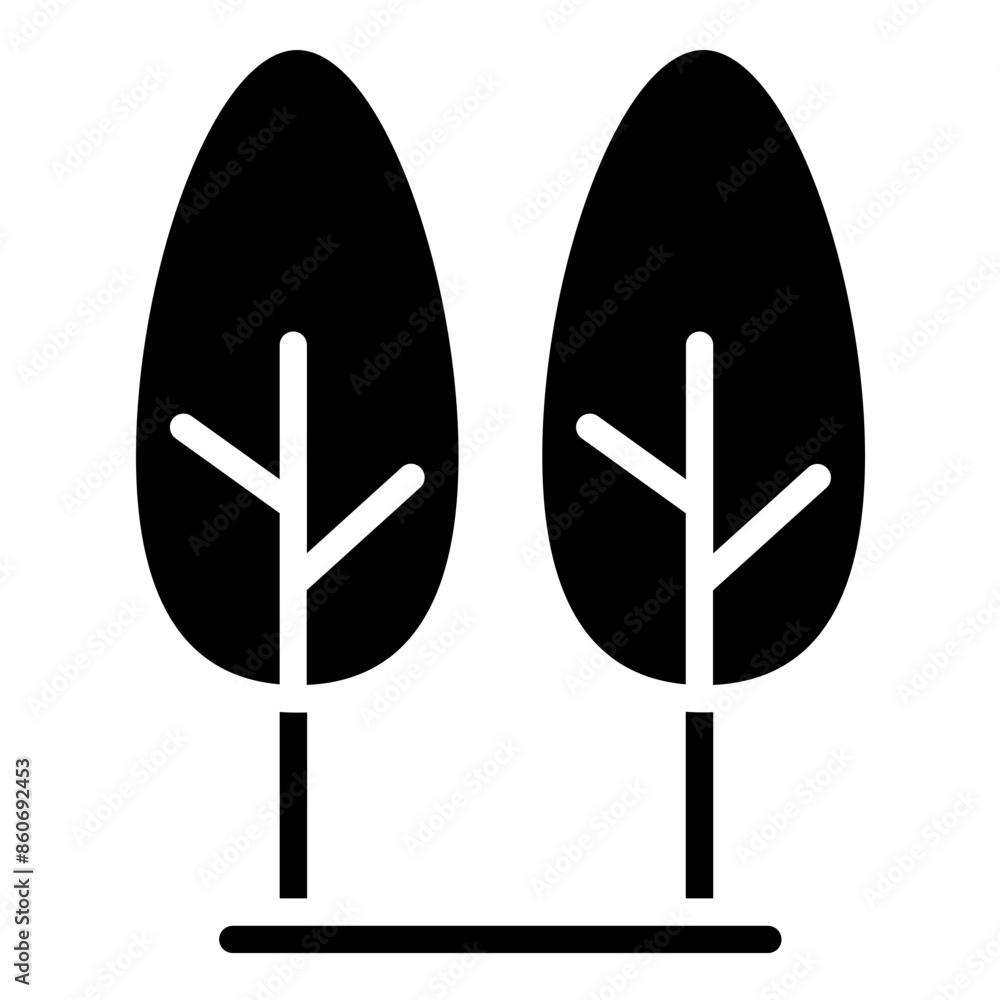 Vector Design Nature Reserve Icon Style