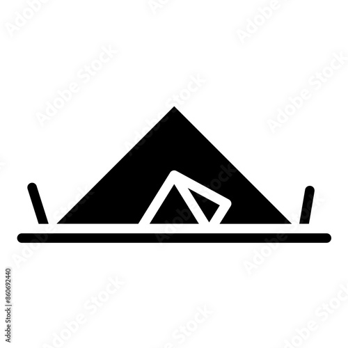 Vector Design Campground Icon Style