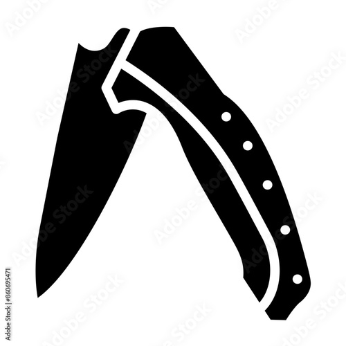Vector Design Pocket Knife Icon Style