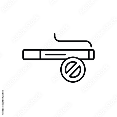 No Smoking vector icon