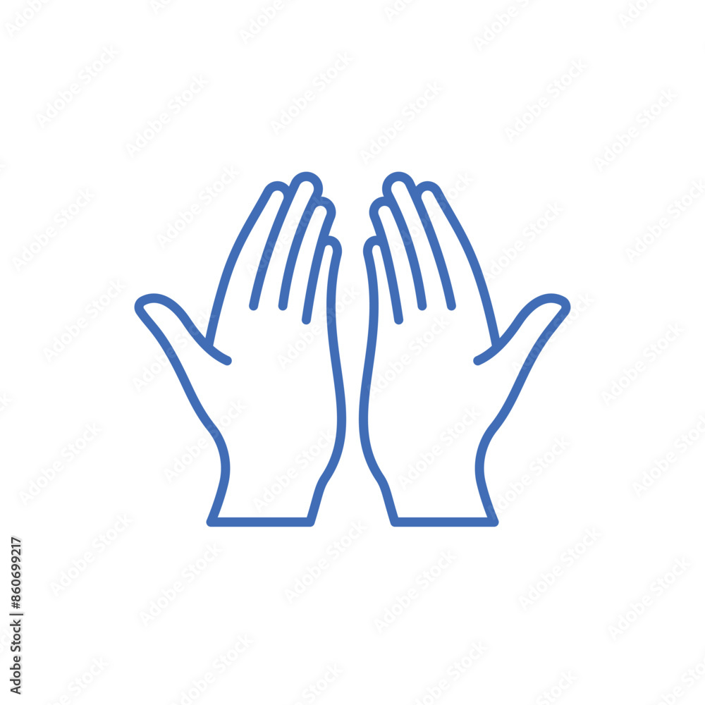 Pray vector icon Pray vector icon