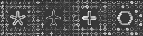 Line logo design collection