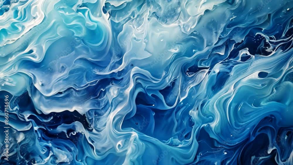 Delicate swirls of icy blue hues dancing across the canvas in an abstract representation of blue and white water, Delicate swirls of icy blue hues dancing across the canvas Delicate swirls of icy blue hues dancing across the canvas in an abstract representation of blue and white water, Delicate swirls of icy blue hues dancing across the canvas