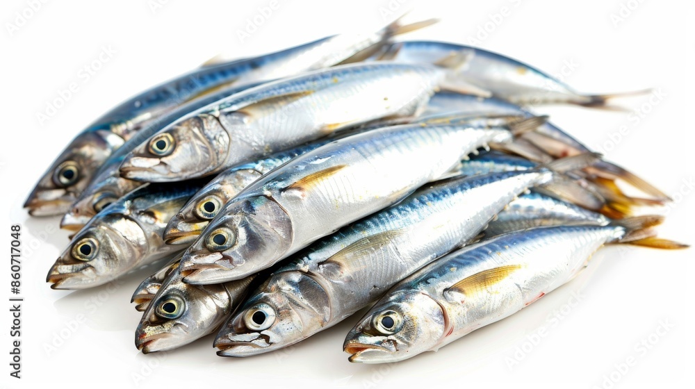 Herring salted raw fish isolated on white wallpaper background Herring salted raw fish isolated on white wallpaper background