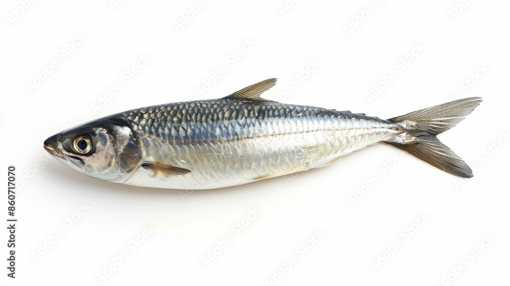 Herring salted raw fish isolated on white wallpaper background Herring salted raw fish isolated on white wallpaper background