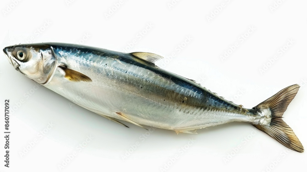 Herring salted raw fish isolated on white wallpaper background Herring salted raw fish isolated on white wallpaper background