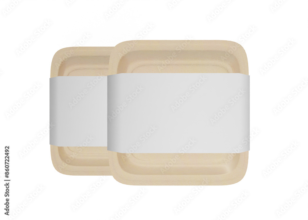 Take away food box packaging mockup Take away food box packaging mockup
