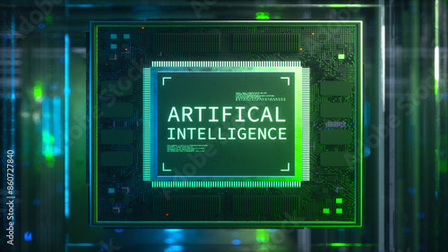 Abstract Concept of Artificial Intelligence