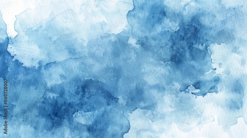 Fototapeta premium Watercolor stains on paper wallpaper background 