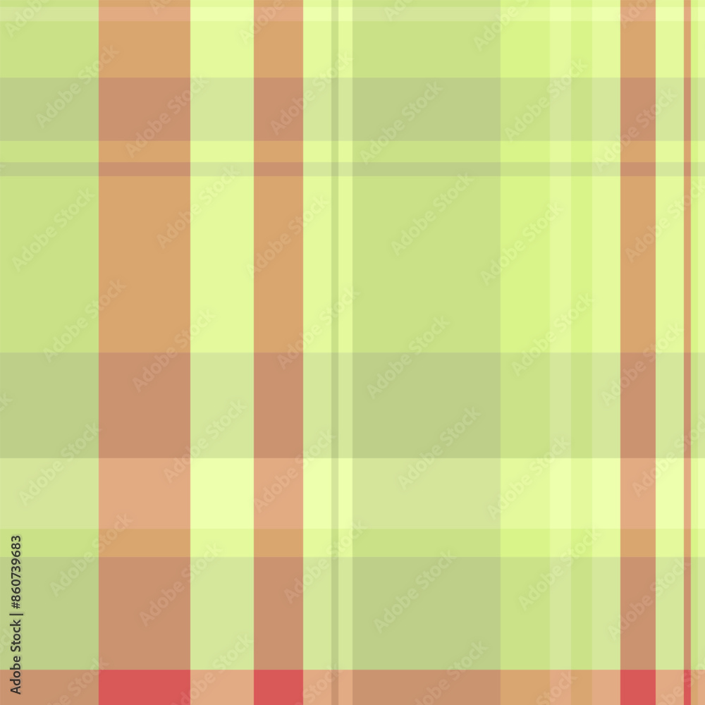 Tree fabric texture plaid, female vector background textile. Cross tartan seamless pattern check in lime and orange colors. Tree fabric texture plaid, female vector background textile. Cross tartan seamless pattern check in lime and orange colors.