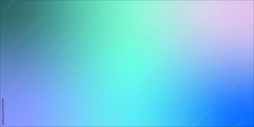Obraz premium Blurred colorful teal blue purple abstract color gradient background