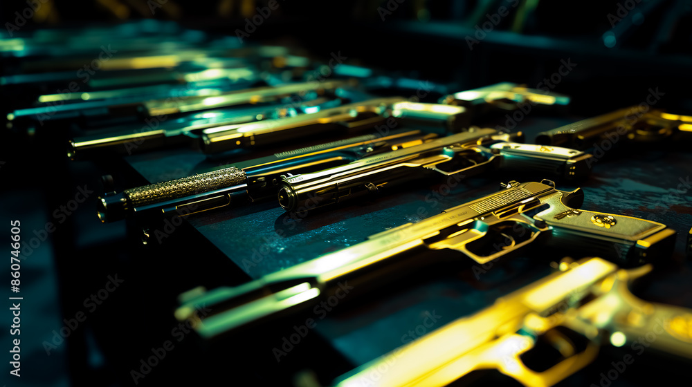 A picture of arms trafficking. A picture of arms trafficking.