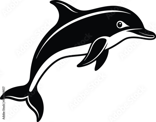 Dolphin silhouette illustration