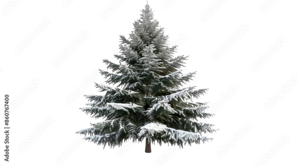 Evergreen tree, banner on background PNG Evergreen tree, banner on background PNG