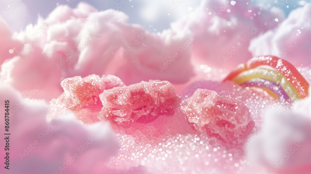 Rainbow Candy in a Candy Land Rainbow Candy in a Candy Land