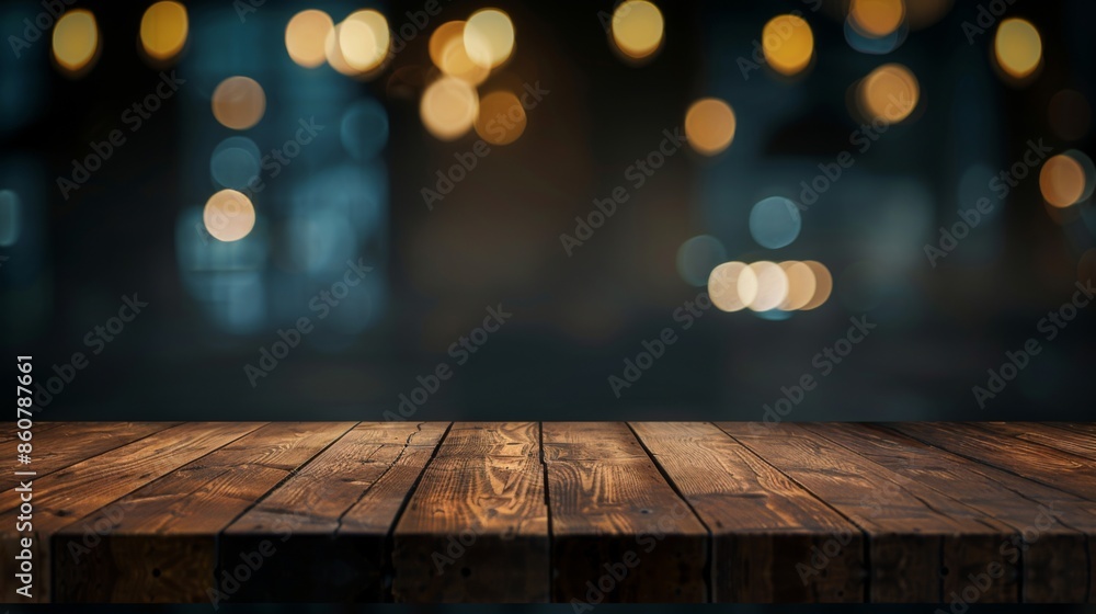 Detailed wooden tabletop image accompanied by defocused warm lighting in the background, fostering a comforting and cozy vibe for diverse creative applications. Detailed wooden tabletop image accompanied by defocused warm lighting in the background, fostering a comforting and cozy vibe for diverse creative applications.