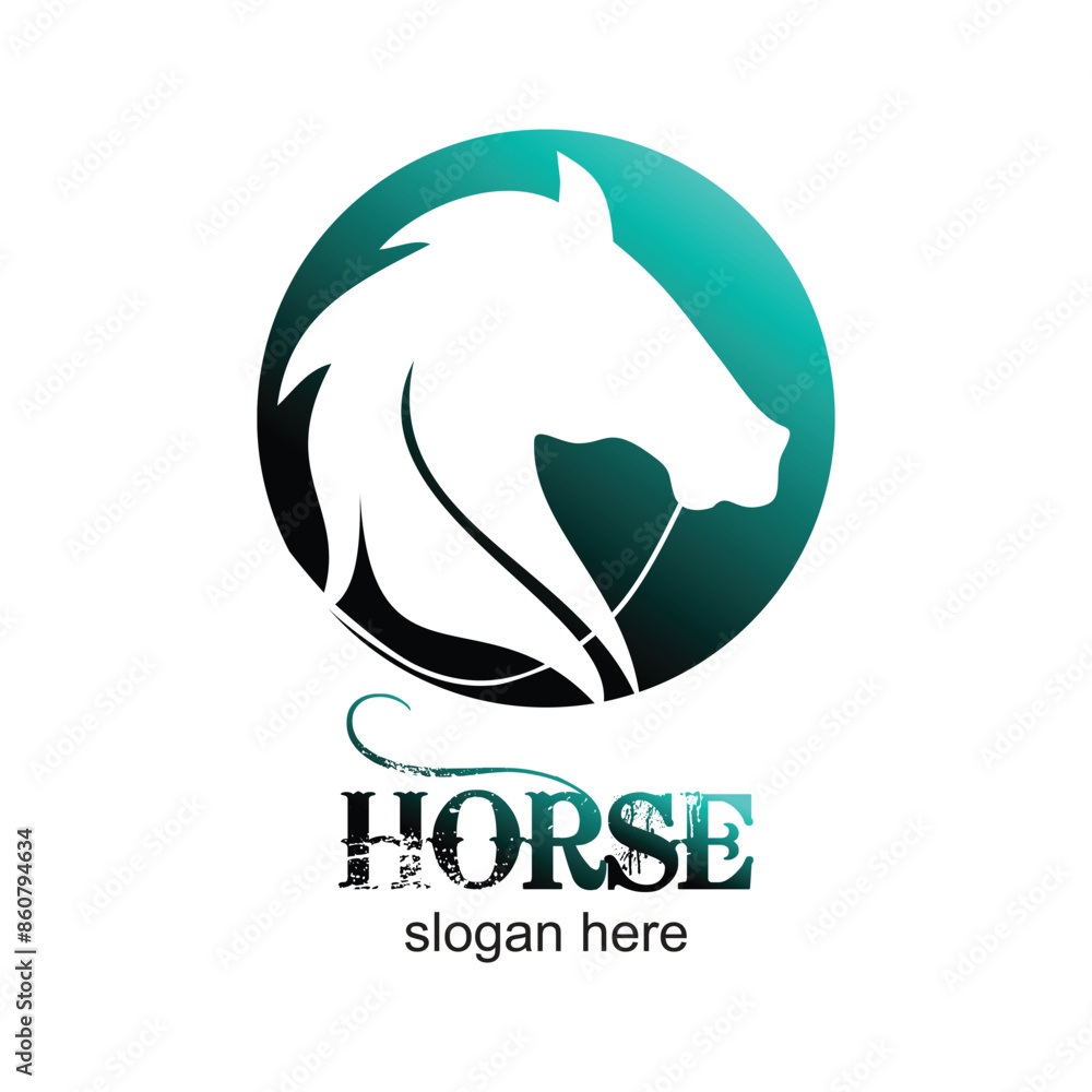 Horse logo design simple concept Premium Vector Horse logo design simple concept Premium Vector
