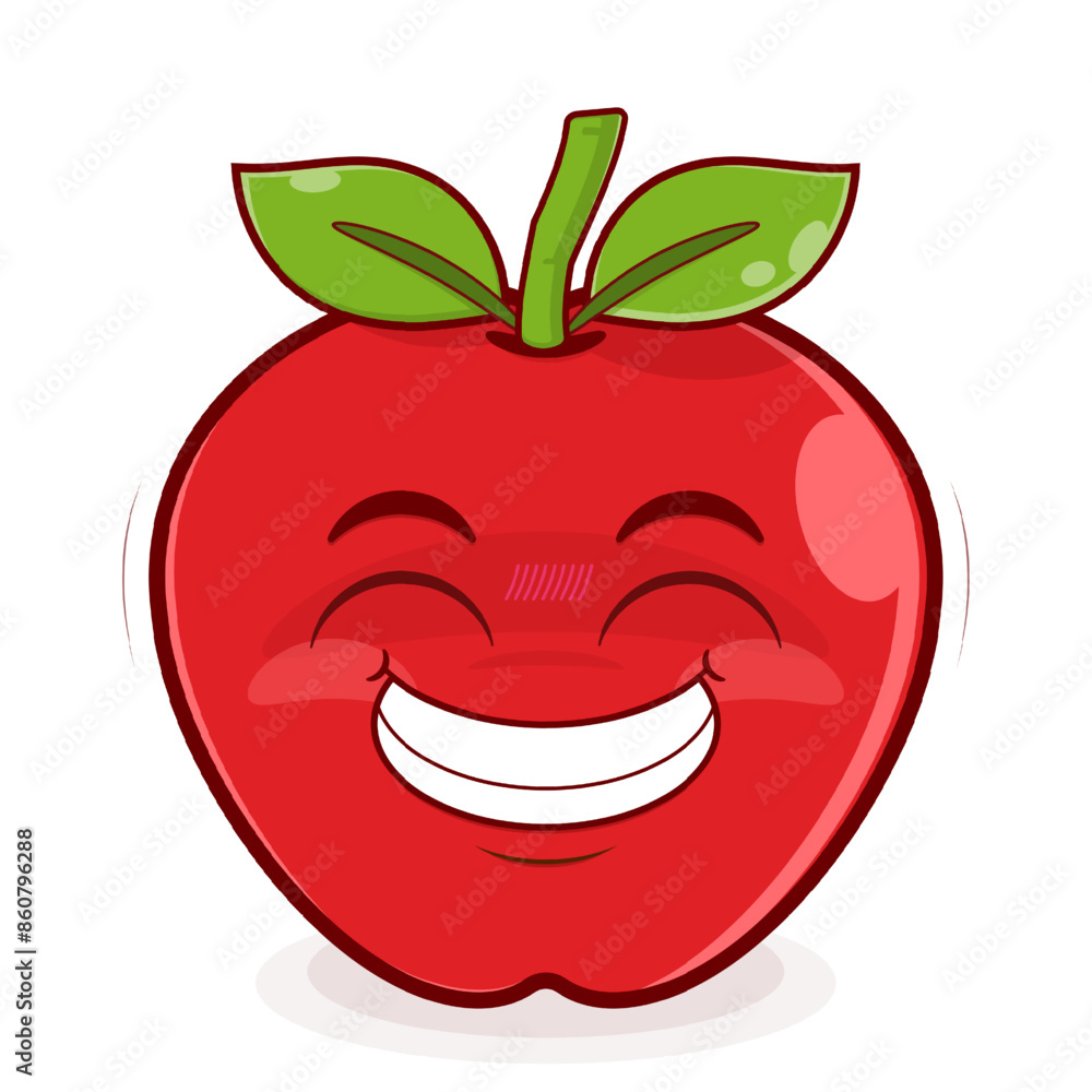 apple smile face cartoon cute apple smile face cartoon cute