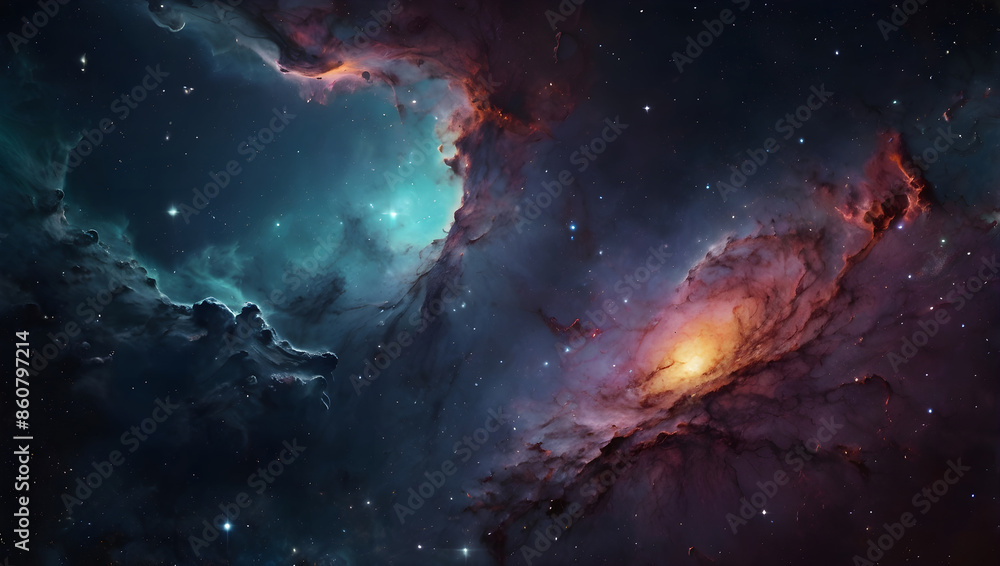 Fototapeta premium Deep Space Background Loop Animation